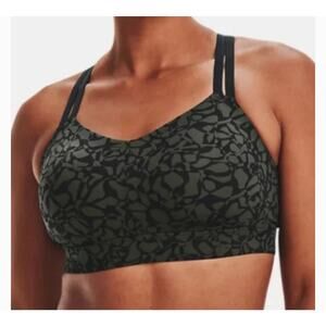 Under Armour Heat Gear Fitted Camo High Printed Sports Bra Size XS